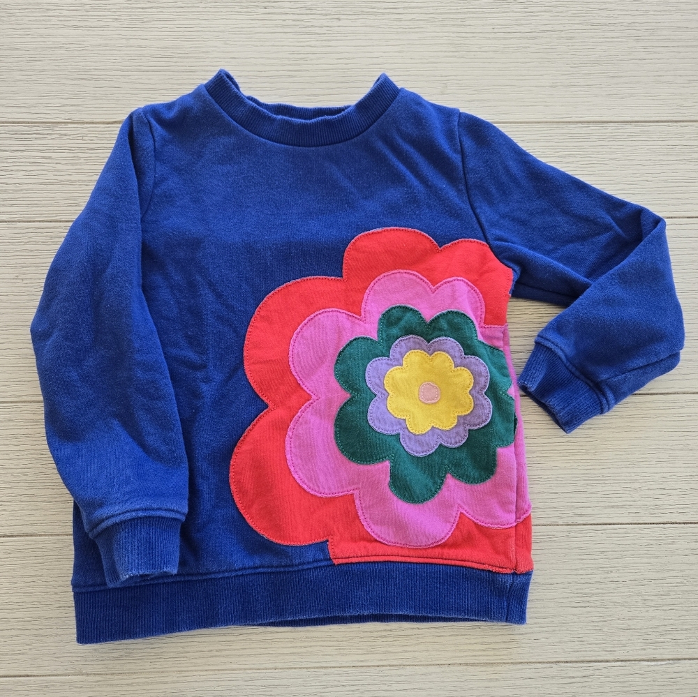 Mini Boden Blossom Floral Sweatshirt (4/5)